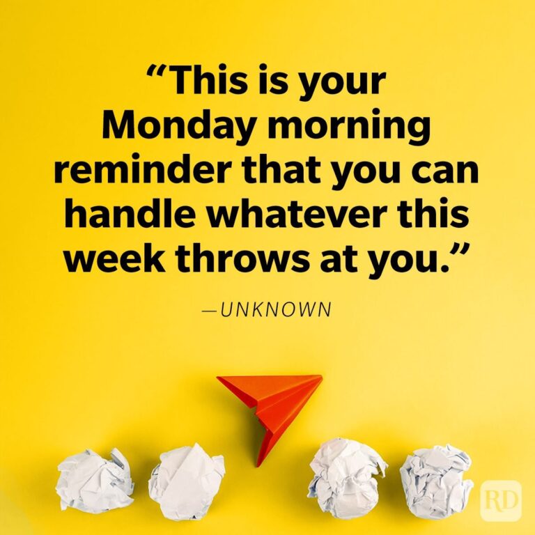 Motivational Quotes To Start The Week